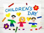 colorful drawing: children's day