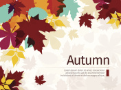 autumn background with leaves