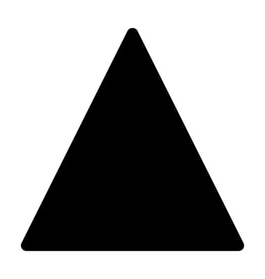 三角形平面向量图标