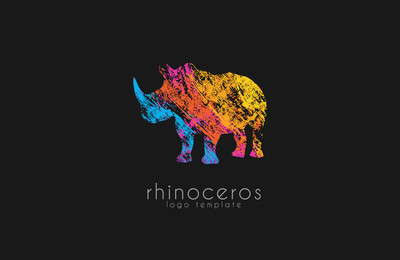 rhino logo, animal logo,animal logo collection,elements for