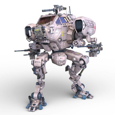 战斗机器人的战斗 robot/3d cg 渲染