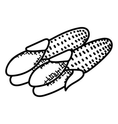 手绘素描玉米棒子的叶子图标