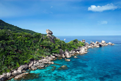 热带海滩 斯米兰群岛 安达曼海 泰国