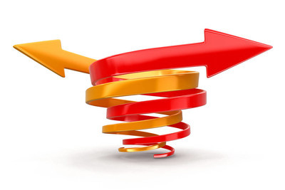 螺旋箭头.图像的剪切路径