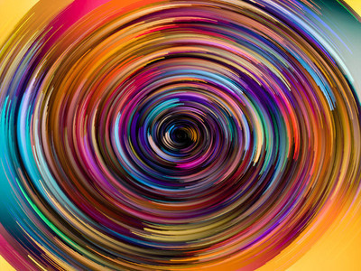 液体颜色系列.创意,艺术与设计主题中的多色画条纹的构成