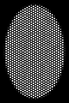 白色像素填充椭圆图标