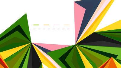 现代三角演示文稿模板