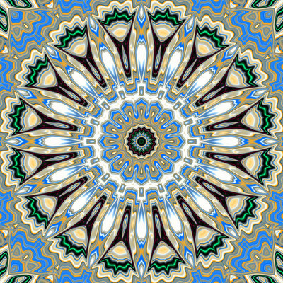 梦幻般的设计, 多彩的数码艺术, 几何纹理