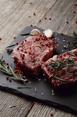 raw meat for barbecue